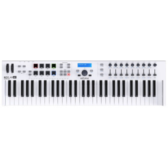 Arturia Keylab Essential 61 Midi Controller - White