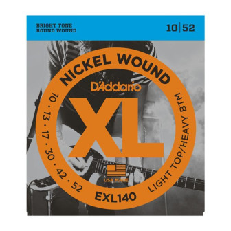 D'Addario EXL140 .10-.52 Electric Guitar String Set