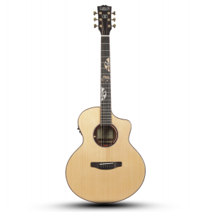 Carlos Marshello CSM41C/P Solid Top Semi Acoustic Guitar