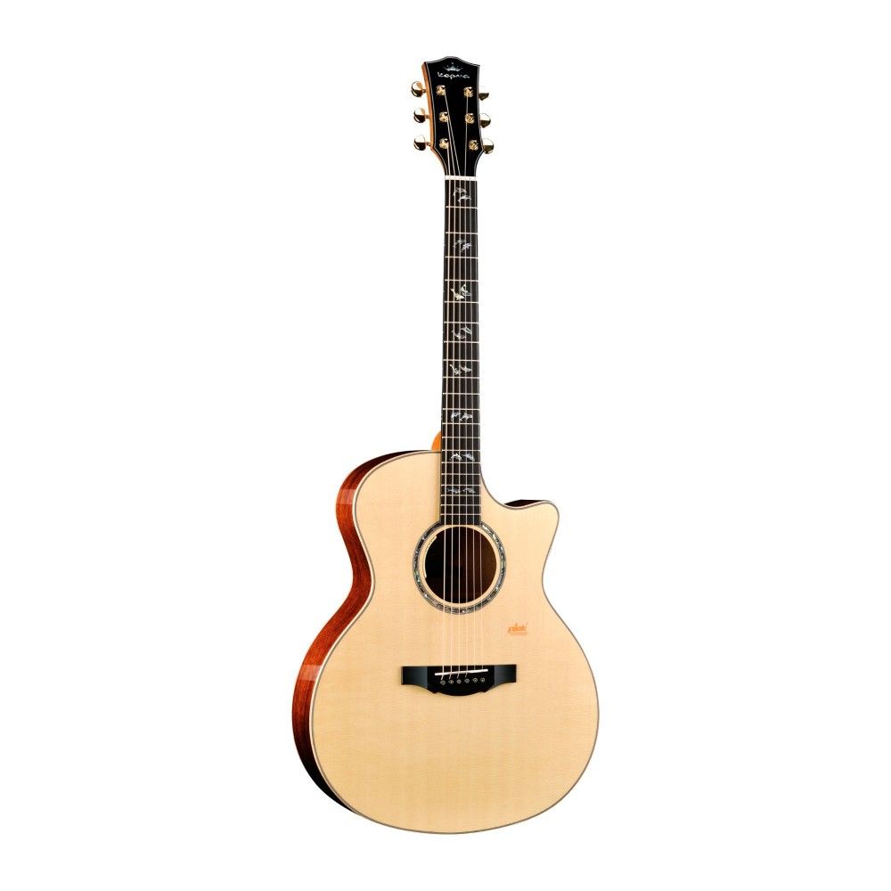 Kepma A1EGA All-Solid Semi Acoustic Guitar