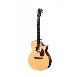 Enya EA-Q1 Solid Top Trans Acoustic Guitar - Natural