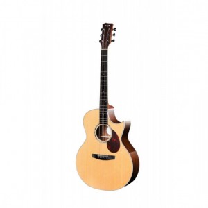 Enya EA-Q1 Solid Top Trans Acoustic Guitar - Natural