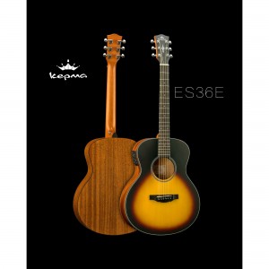 Kepma ES36-E Semi Acoustic Travel Guitar