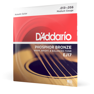D'Addario EJ17 .013-.056 Phosphor Bronze Acoustic Guitar String