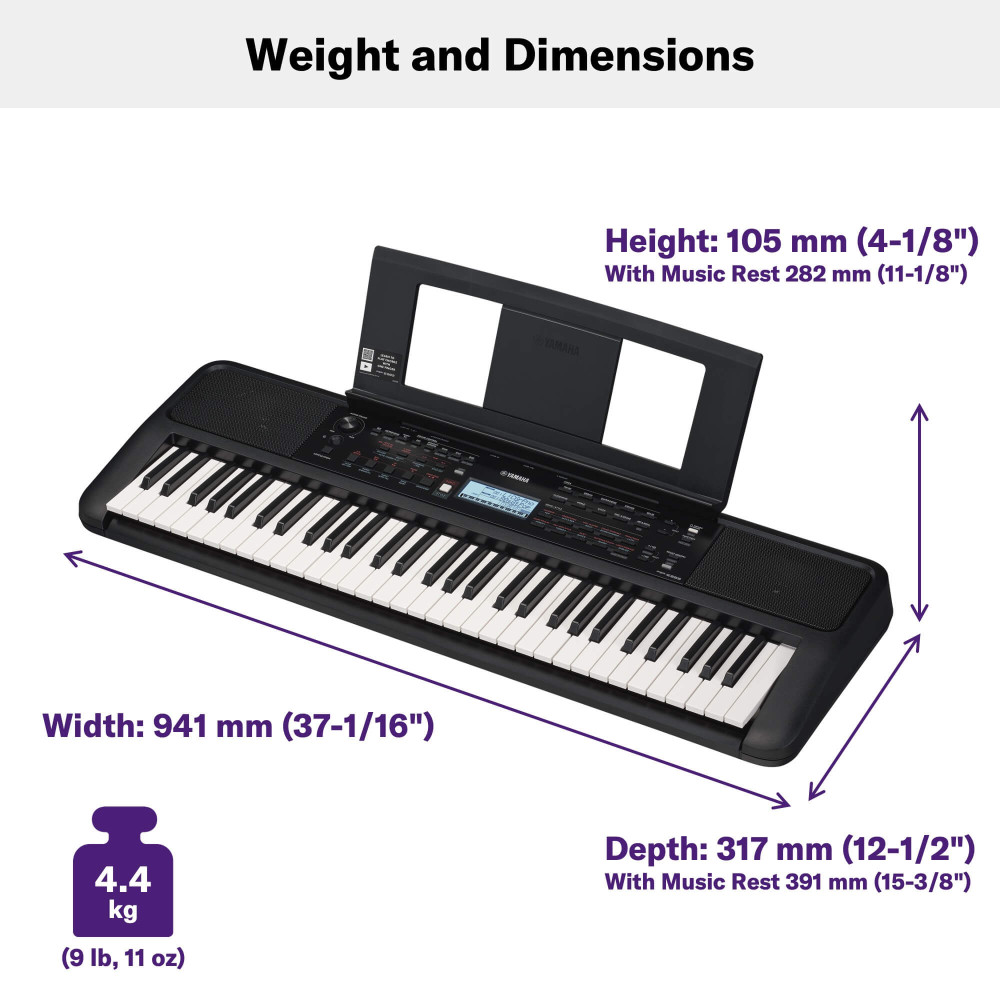 "Yamaha PSR-E383 Portable Keyboard | Premium Quality Musical Instrument from Yamaha"