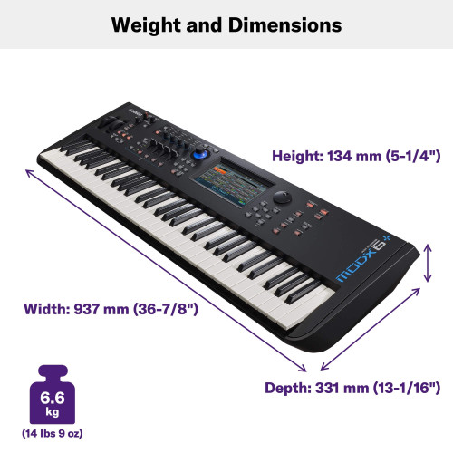 Yamaha MODX6+ 61 Keys Synthesizer Keyboard for Best Price in India