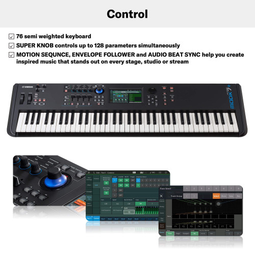 Yamaha MODX7+ 76-Keys Synthesizer Keyboard for Best Price in India