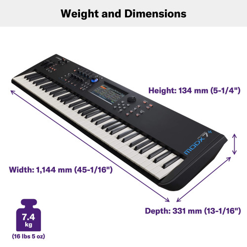 Yamaha MODX7+ 76-Keys Synthesizer Keyboard for Best Price in India