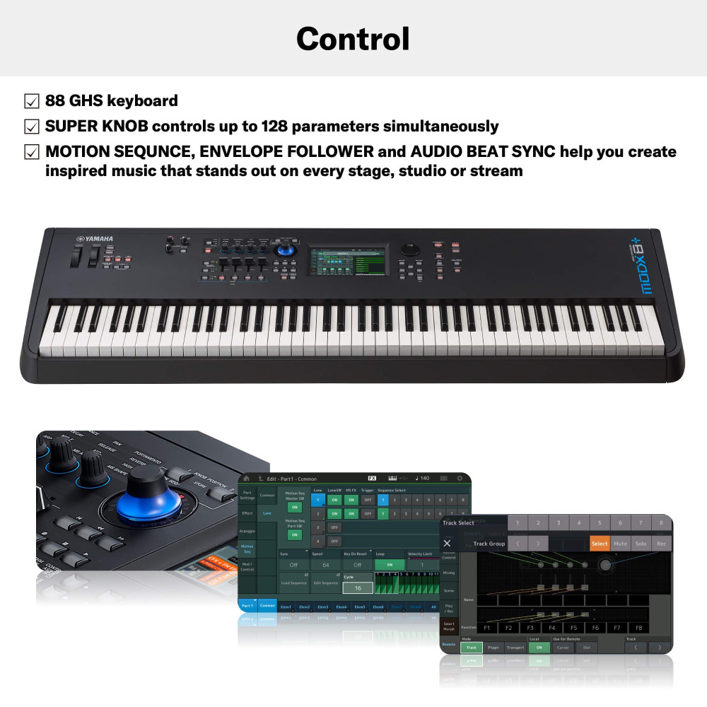 Yamaha MODX8+ 88-Keys Synthesizer Keyboard for Best Price in India