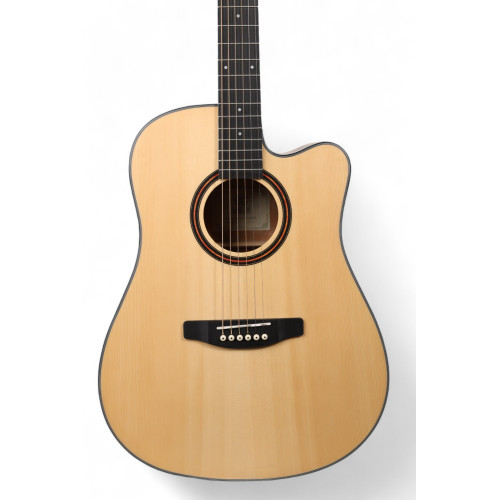 "Carlos Marshello CS41C Acoustic Guitar - Premium Quality Instruments from a Trusted Brand in the Music Industry"
