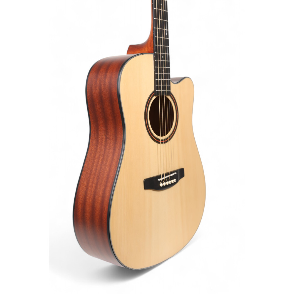 "Carlos Marshello CS41C Acoustic Guitar - Premium Quality Instruments from a Trusted Brand in the Music Industry"