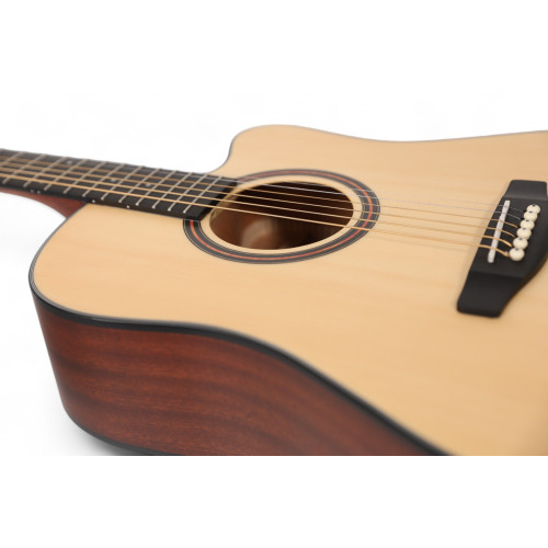 "Carlos Marshello CS41C Acoustic Guitar - Premium Quality Instruments from a Trusted Brand in the Music Industry"