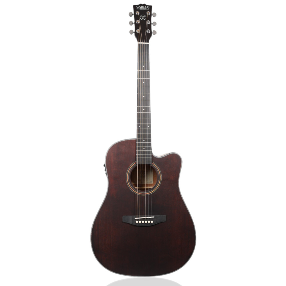 "Carlos Marshello CS41C Acoustic Guitar - Premium Quality Instruments from a Trusted Brand in the Music Industry"
