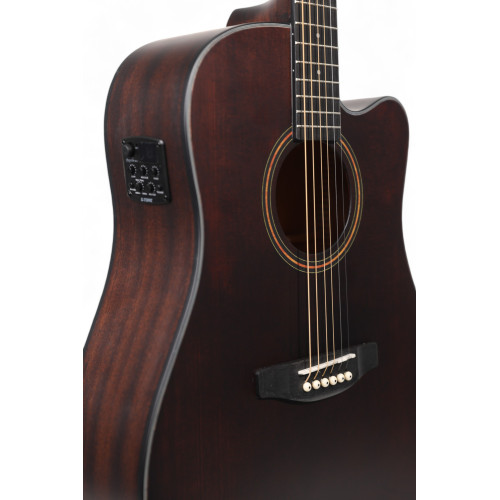 "Carlos Marshello CS41C Acoustic Guitar - Premium Quality Instruments from a Trusted Brand in the Music Industry"
