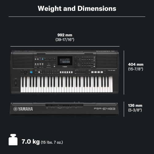 Yamaha PSR-E483 Portable Keyboard