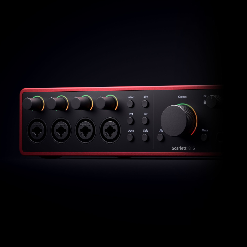 "Focusrite Scarlett 18i16 (Gen 4) Audio Interface - Best in Class Quality | All Products"