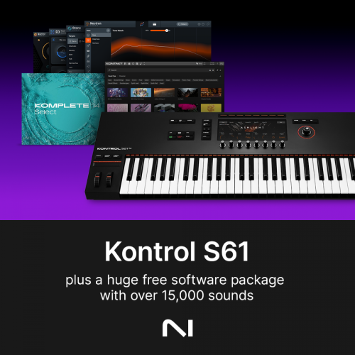 "Native Instruments Komplete Kontrol S61 MK3 Midi Controller - Top Midi Keyboards"