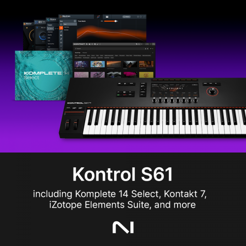 "Native Instruments Komplete Kontrol S61 MK3 Midi Controller - Top Midi Keyboards"
