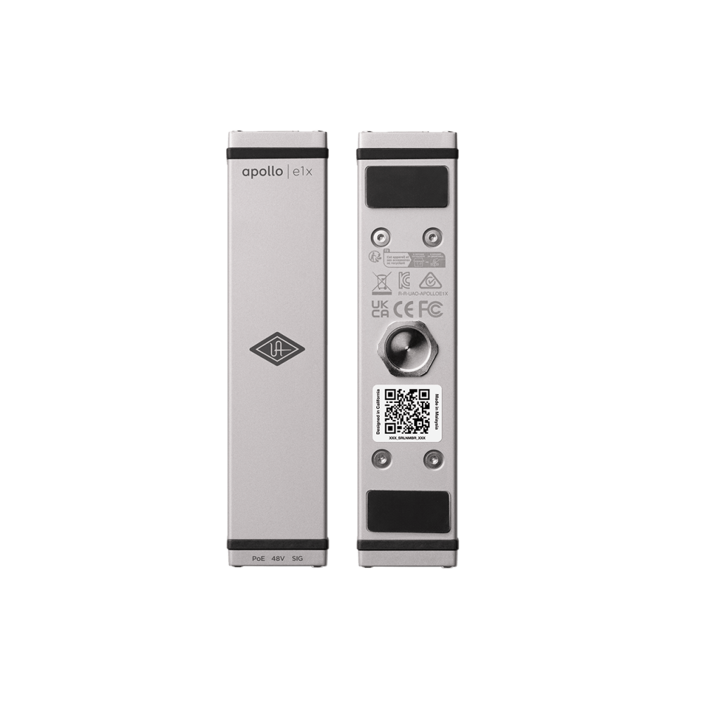 "Universal Audio Apollo E1X Remote-controllable Unison Preamp (Dante) - Top Audio Interface"