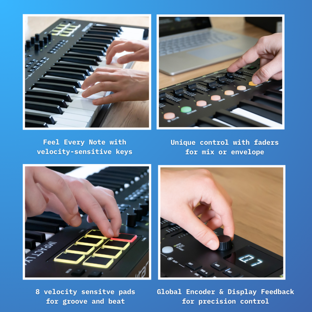 Nektar Impact LX-61 MK3 USB Midi Controller | Shop All Products | Midi Keyboards