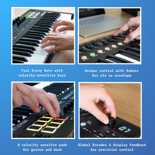 Nektar Impact LX-88 MK3 USB Midi Controller | Shop All Midi Keyboards