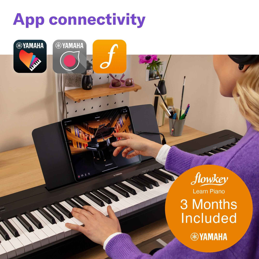 Yamaha P-145BT 88-Keys Portable Digital Piano with Bluetooth | Top-Rated Model | Shop Now