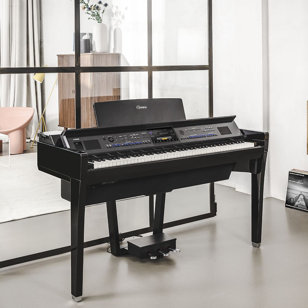 Yamaha CVP-909PE Clavinova Digital Piano - Polished Ebony | Best Digital Pianos