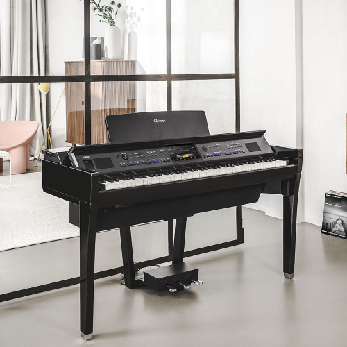 Yamaha CVP-909PE Clavinova Digital Piano - Polished Ebony | Best Digital Pianos