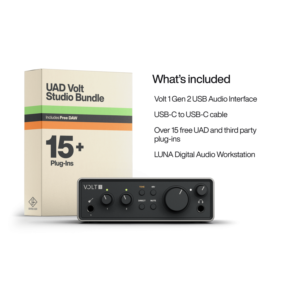 "Universal Audio Volt 1 (Gen 2) USB Audio Interface | Top Audio Interfaces"