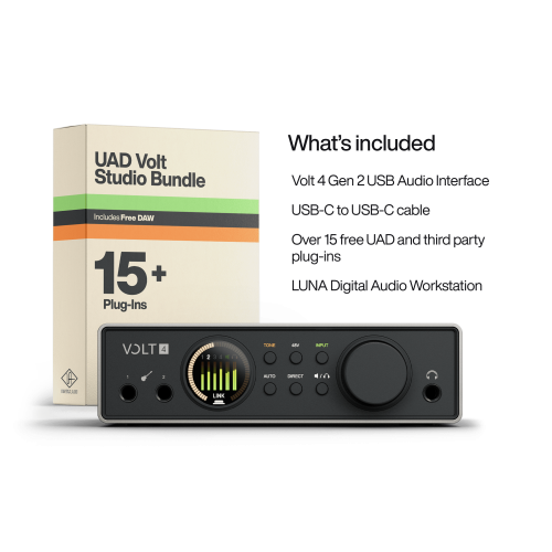 "Universal Audio Volt 4 (Gen 2) USB Audio Interface - Top Audio Interfaces"