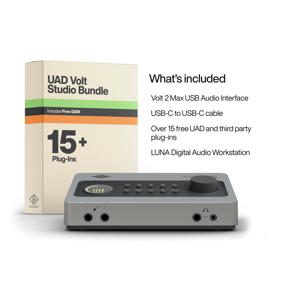 "Universal Audio Volt 2 Max USB Audio Interface - Top Audio Interfaces"