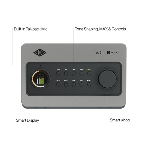 "Universal Audio Volt 2 Max USB Audio Interface - Top Audio Interfaces"
