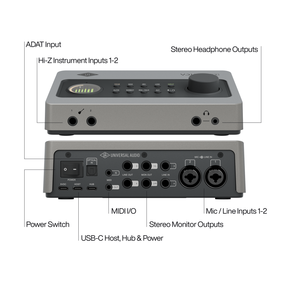"Universal Audio Volt 4 Max USB Audio Interface - Best Audio Interfaces for Pro Sound Quality"
