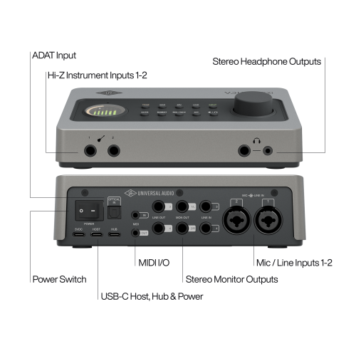 "Universal Audio Volt 4 Max USB Audio Interface - Best Audio Interfaces for Pro Sound Quality"