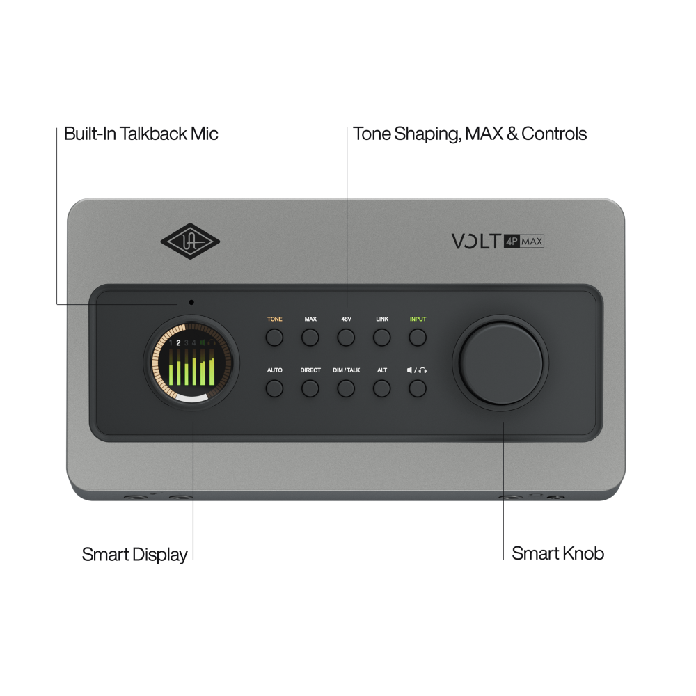 "Universal Audio Volt 4P Max USB Audio Interface - Top Quality Sound Solution"