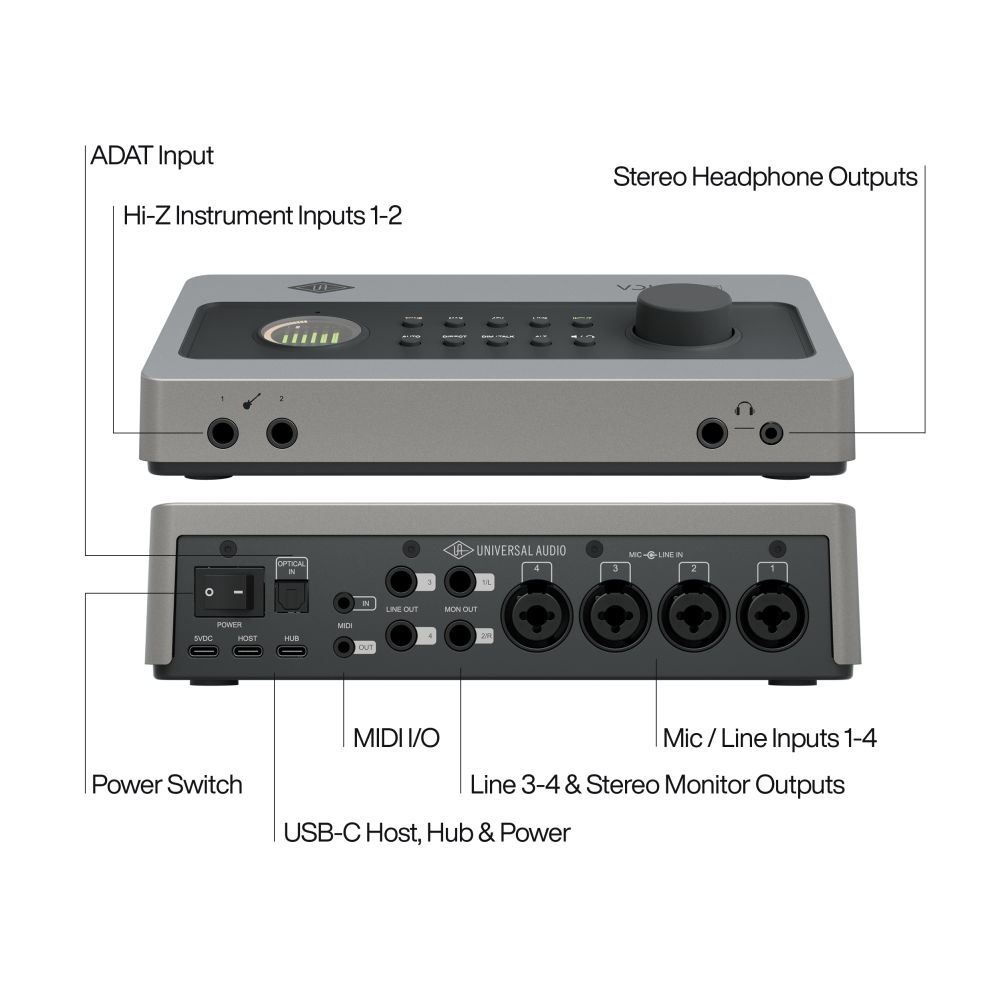 "Universal Audio Volt 4P Max USB Audio Interface - Top Quality Sound Solution"