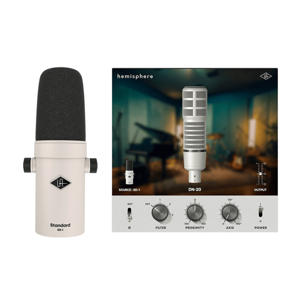 Universal Audio SD-1 Dynamic Microphone with Hemisphere Modeling