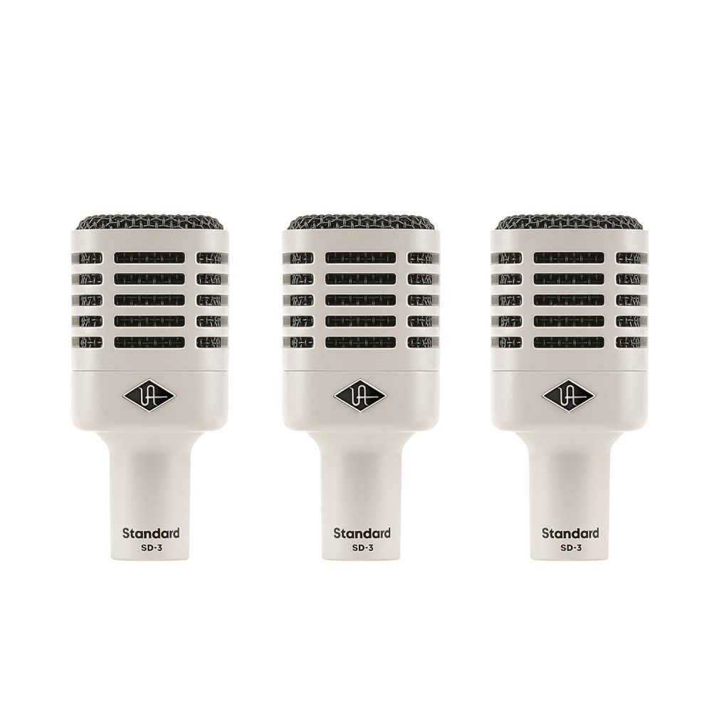 Universal Audio SD-3 (3-Pack) Dynamic Microphone with Hemisphere Modeling