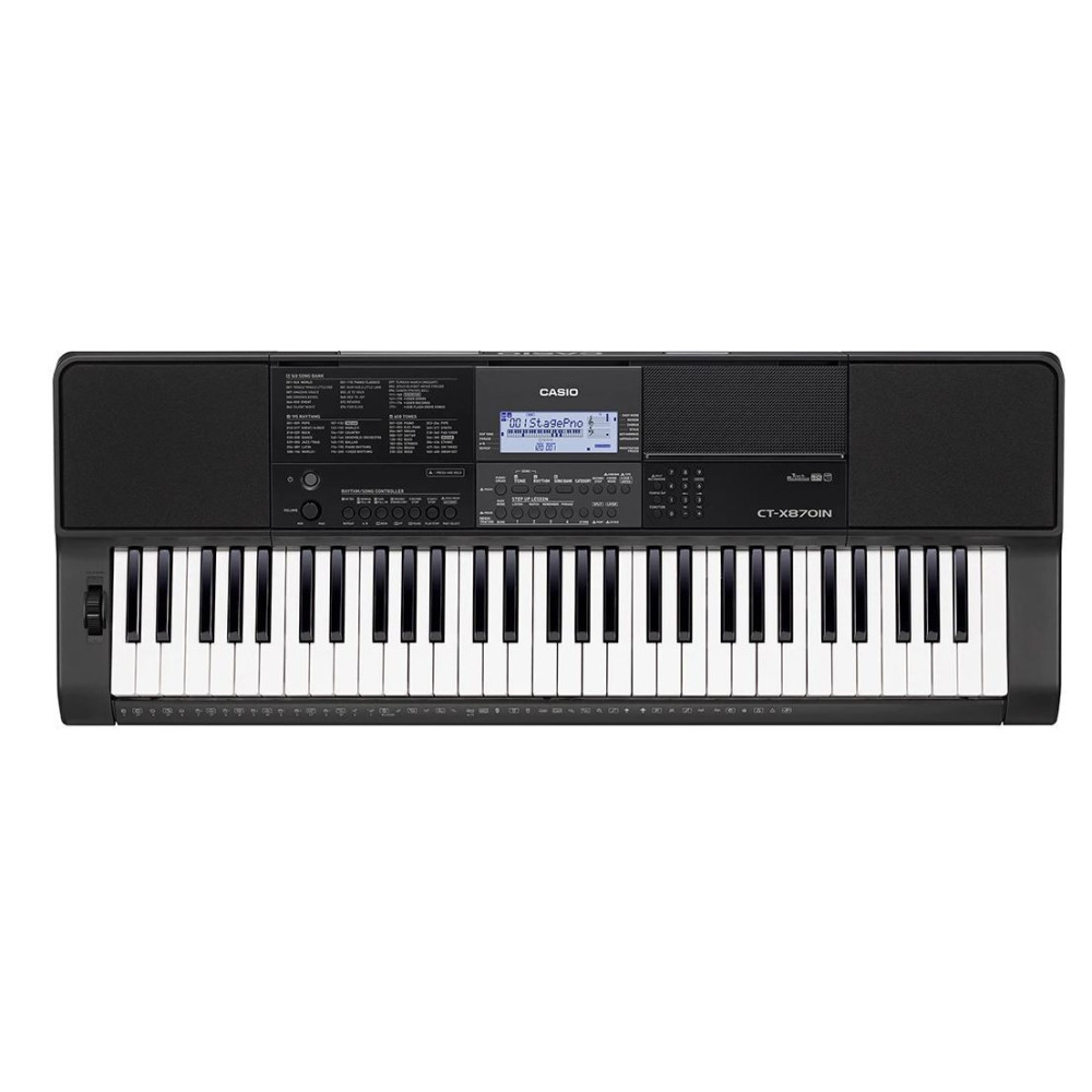 Casio CTX-870IN Portable Keyboard | 600 Tones & 195 Rhythms