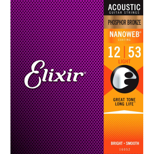 Elixir Acoustic Guitar String 12-53 Best price in India in Music Stores