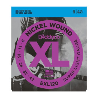 D'Addario EXL120 Super Light Electric Guitar String Set