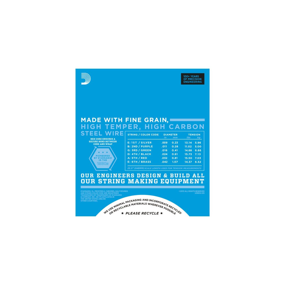 D'Addario EXL120 Super Light Electric Guitar String Set