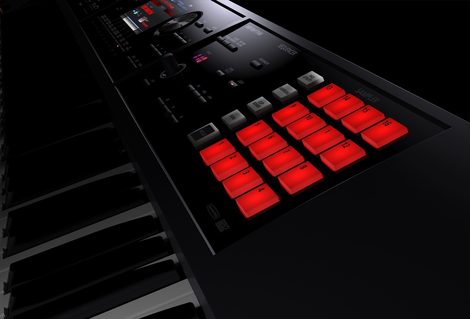 Roland FA-07 76-Key Music Workstation Semi-Weighted Keyboard