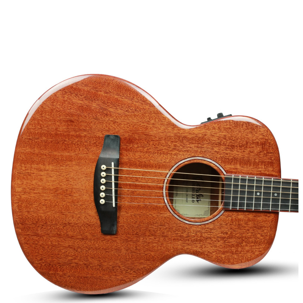 Carlos Marshello CSM38BR Solid Top Semi Acoustic Guitar
