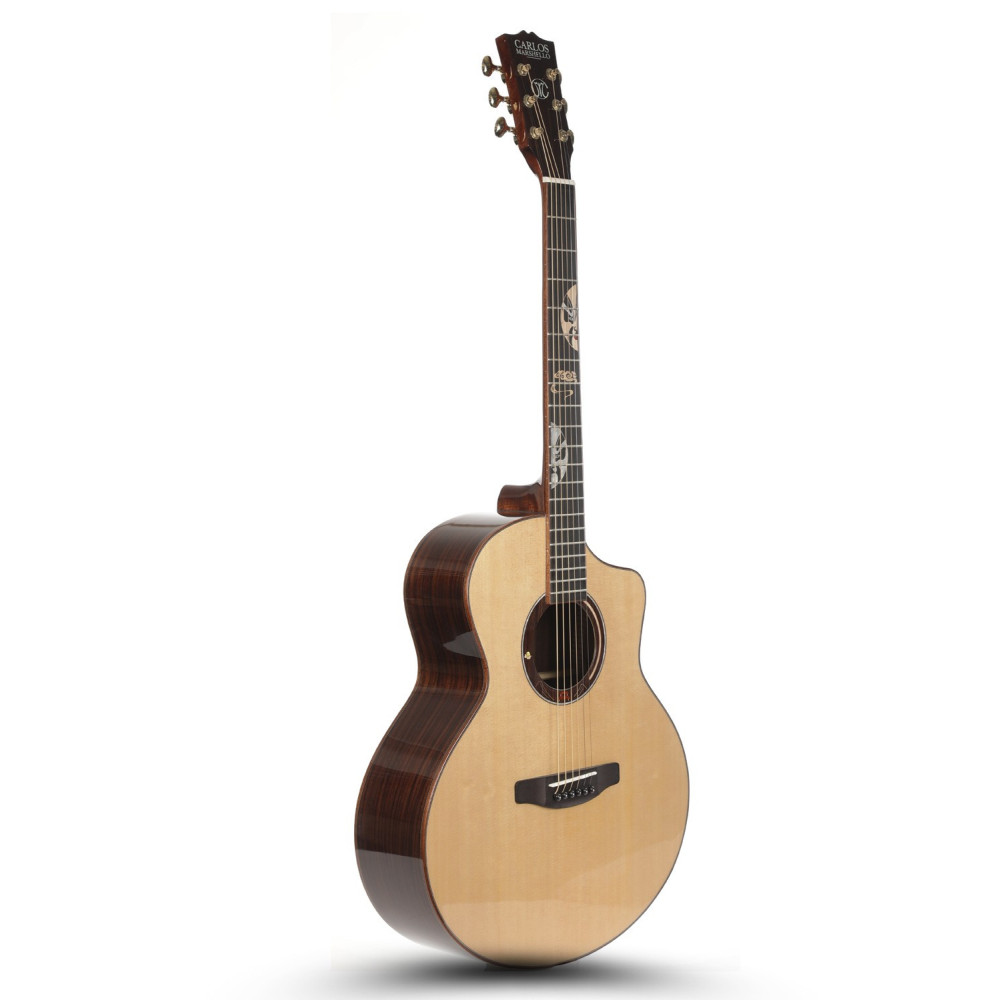 Carlos Marshello CSM41C Solid Top Semi Acoustic Guitar for Best Price