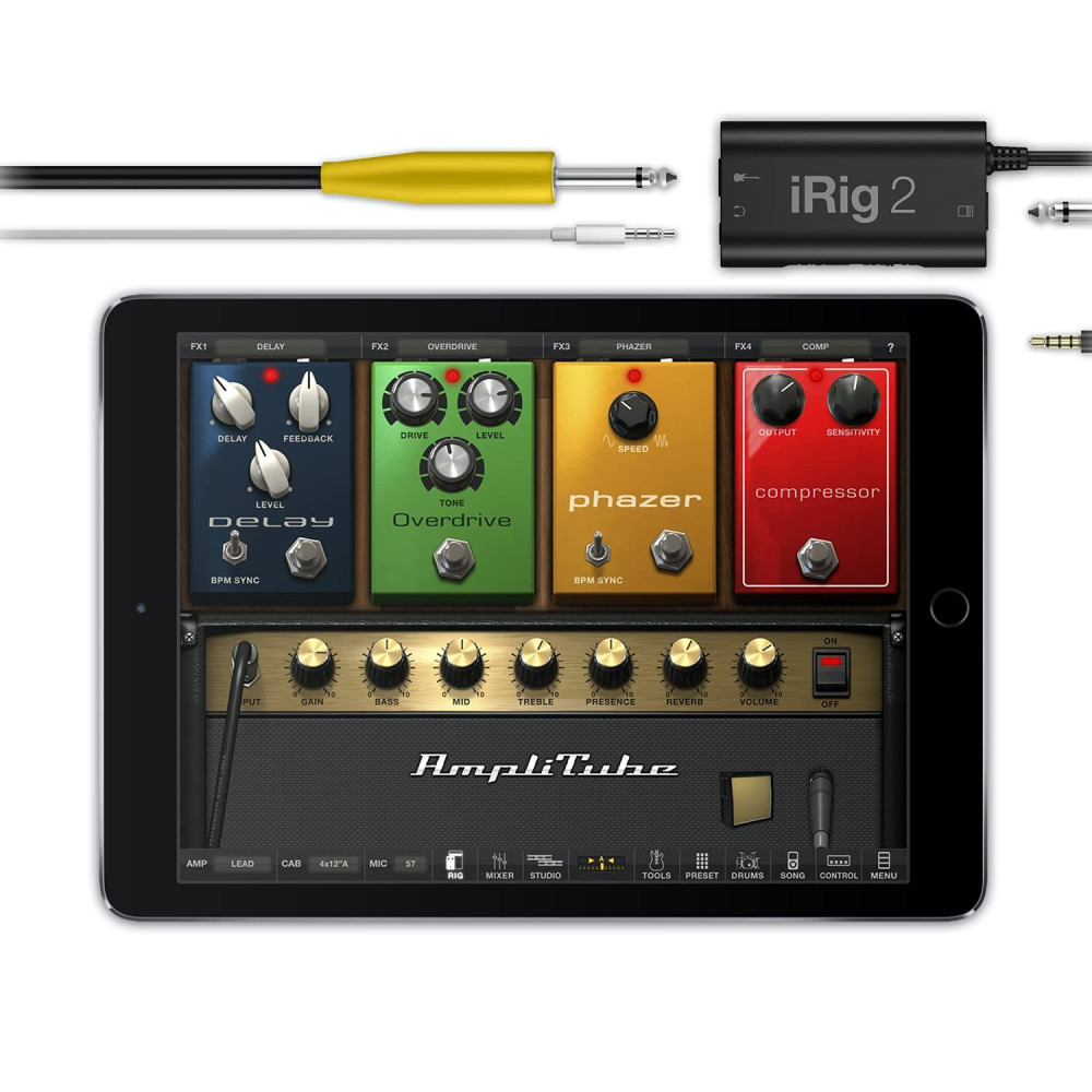IK Multimedia iRig 2 Guitar Interface for IOS