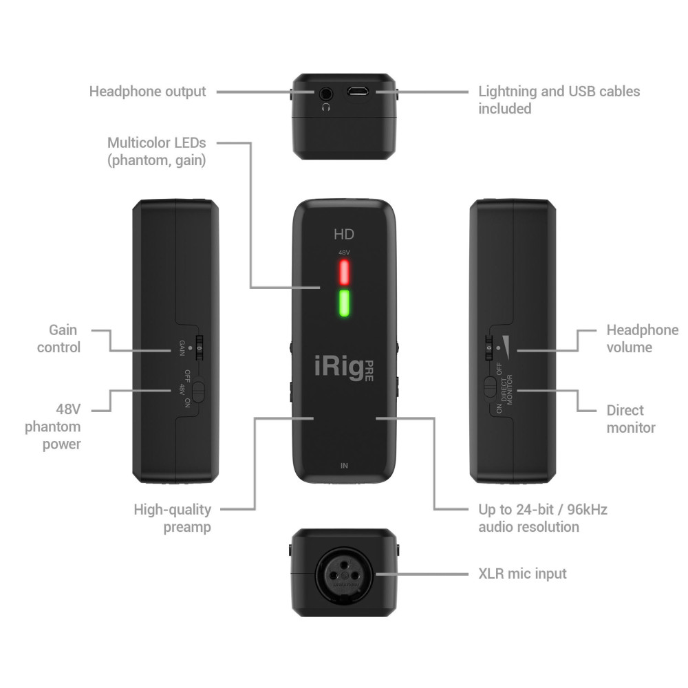 IK Multimedia iRig Pre HD Audio Interface for Best Price in India