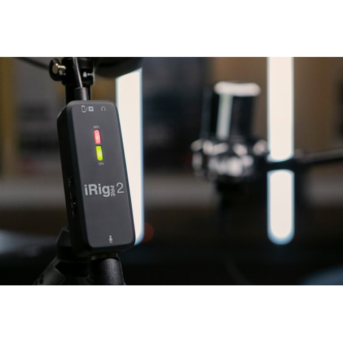IK Multimedia iRig Pre 2 Microphone Preamp for Phones,Tablets and DSRL's