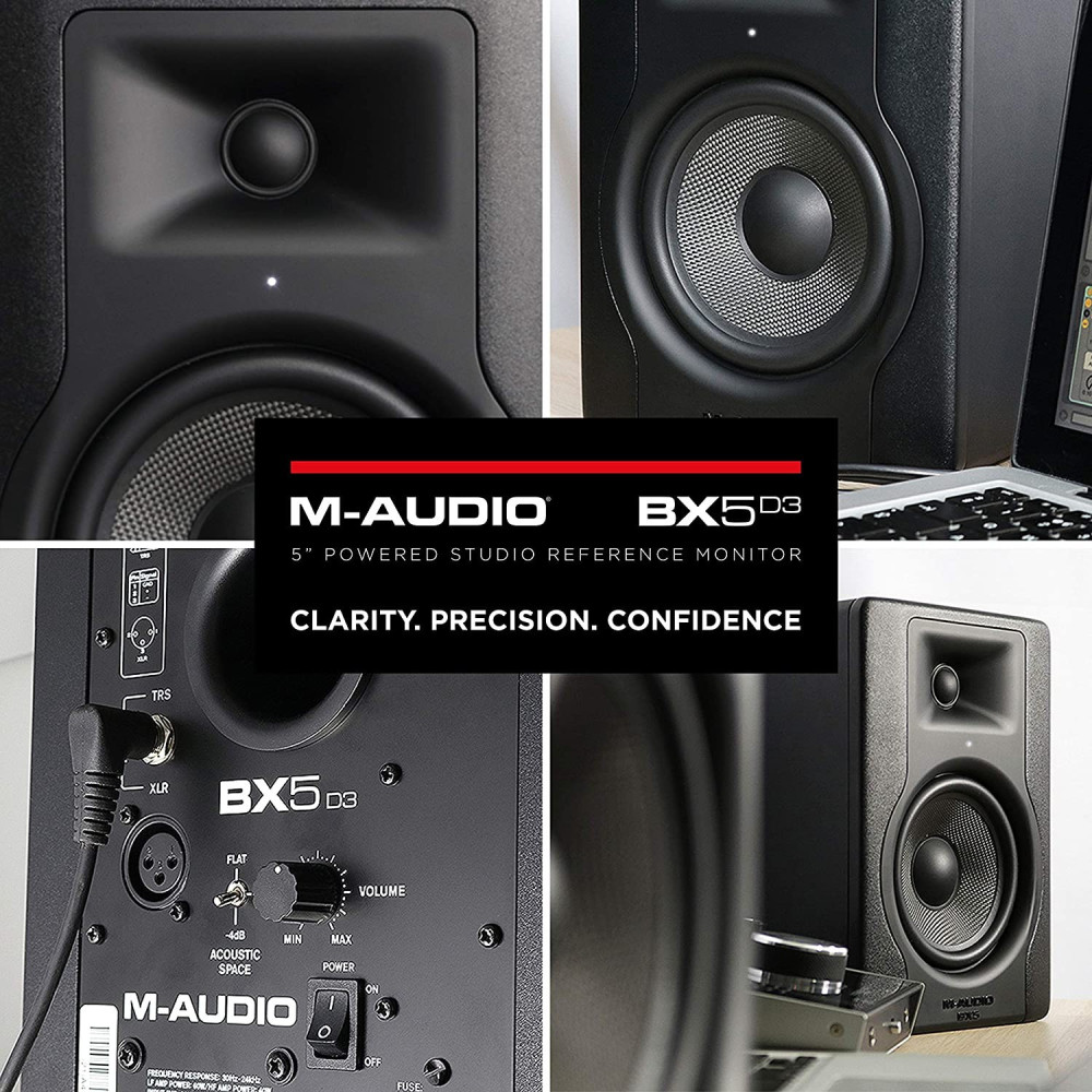M-Audio BX8 D3 8-Inch Powered Studio Monitor for Best Price in India