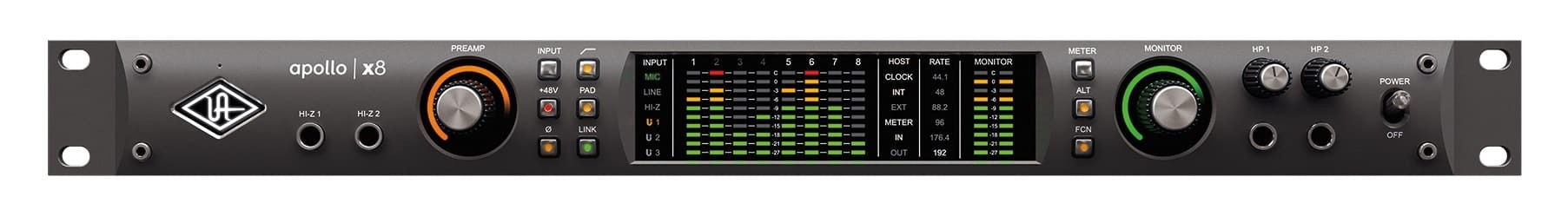 Universal Audio Apollo X8 Interface -Heritage Edition Thunderbolt 3